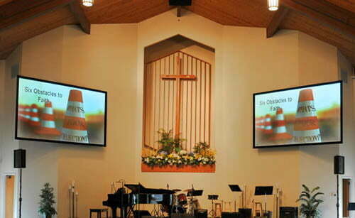 Church Solutions LLC Projection Screens and Projector